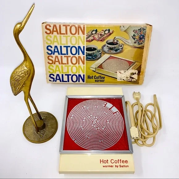 v i n t a g e :: MCM Hot Coffee Warmer Tray Plate - Picture 7 of 11